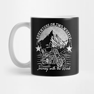 Adventure on Two Wheels, Journey with the Wind Mug